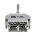 EDAC 20 Way Straight D-Sub Connector Male with Gold over Nickel Phosphor Bronze Contacts 516-020-000-301
