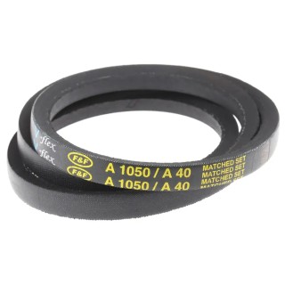 RS PRO Drive Belt, belt section A, Outside Length 1066 mm, Inside Length 1016 mm, Belt Height 8 mm, Belt Width 13 471-736
