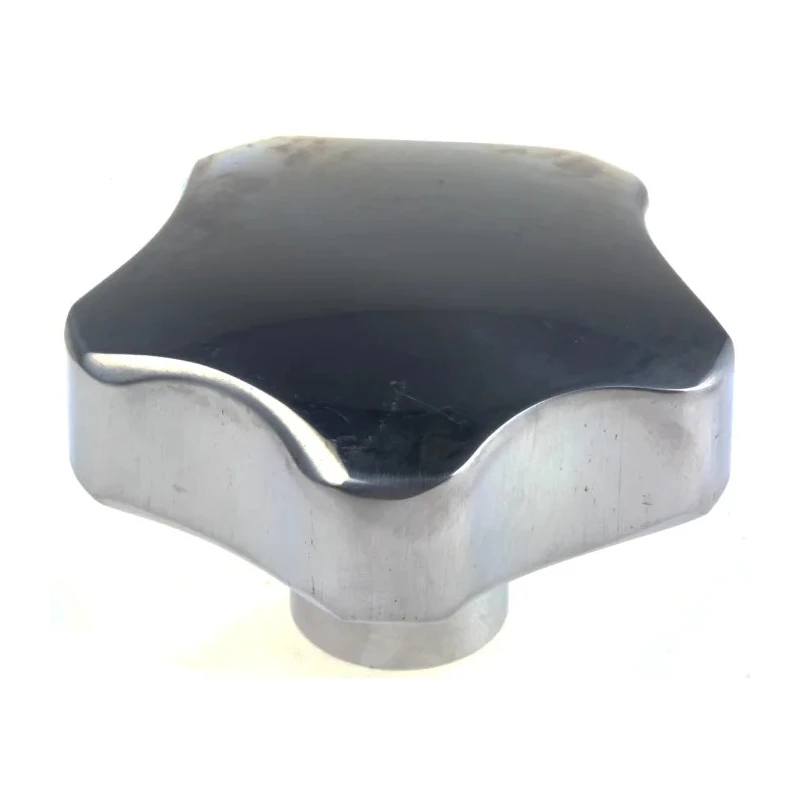 RS PRO Silver Aluminium Multiple Lobes Clamping Knob, Threaded Hole, 60 mm Diameter, M12 Thread Length 32mm 478-412