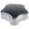 RS PRO Silver Aluminium Multiple Lobes Clamping Knob, Threaded Hole, 60 mm Diameter, M12 Thread Length 32mm 478-412