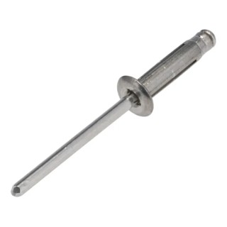POP Aluminium Blind Rivet 4.18 mm Diameter 17.5 mm Length Dome Head Plain Finish ACD508ASM
