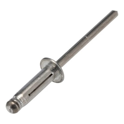 POP Aluminium Blind Rivet 4.97 mm, Rivet Length 17.5 mm, Aluminium Body and Mandrel ACD608ASM