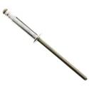 POP Aluminium Blind Rivet 4.18 mm Dome Head Plain Finish Aluminium Body Aluminium Mandrel ACD512ASM