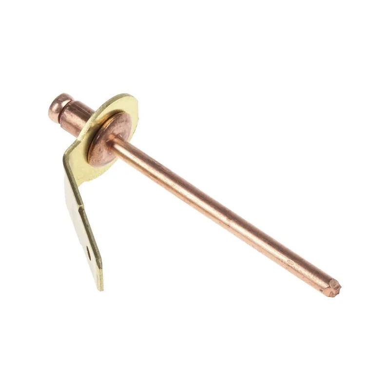 POP Copper Coated Plain Steel Earth Tab Rivet 5.3 mm Length 4 mm Diameter PMC 46/01