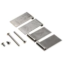 Pinet Stainless Steel Flag Hinge with Lift Off Pin, 80 mm x 40 mm x 3 mm 347-8399