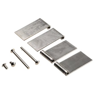 Pinet Stainless Steel Flag Hinge with Lift Off Pin, 80 mm x 40 mm x 3 mm 347-8399