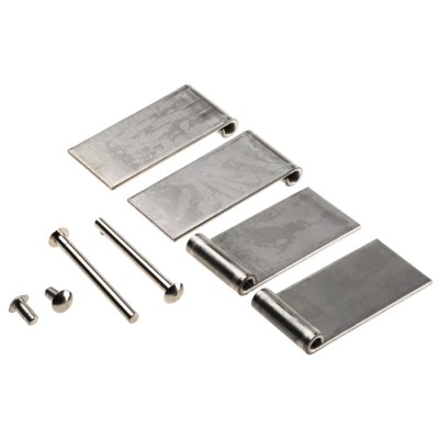 Pinet Stainless Steel Flag Hinge with Lift Off Pin, 80 mm x 40 mm x 3 mm 347-8399