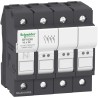 Schneider Electric 32A Rail Mount Fuse Holder for 10 x 38 mm, 3P-Pole, 690V ac DF103N