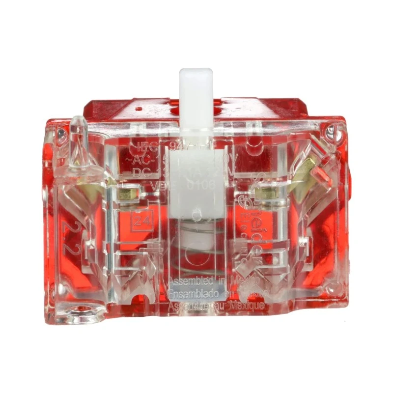 Schneider Electric Harmony Series Push Button Contact Block 0V, 600V, 10A, 1 NC, Screw Clamp Terminal 9001KA3