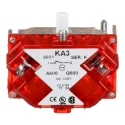Schneider Electric Harmony Series Push Button Contact Block 0V, 600V, 10A, 1 NC, Screw Clamp Terminal 9001KA3