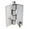 Pinet Steel 316 Stainless Steel Butt Hinge, Rivet Fixing, 80 mm x 30 mm x 3 mm 347-8434
