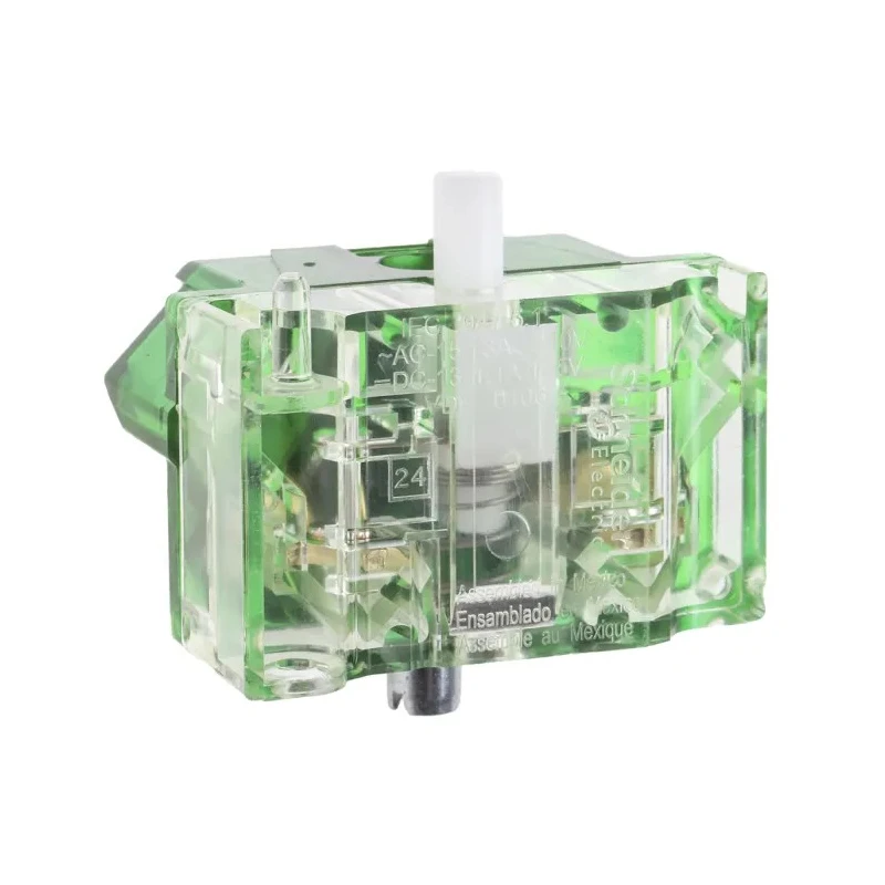 Schneider Electric Harmony Series Contact Block, 0V, 600 V, 10A, Screw Clamp Terminal, 1 NO 9001KA2