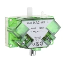 Schneider Electric Harmony Series Contact Block, 0V, 600 V, 10A, Screw Clamp Terminal, 1 NO 9001KA2