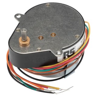 McLennan Servo Supplies Permanent Magnet Stepper Motor 5V, 1Nm Torque, 7.5°, 4 mm Shaft P542-M481U-G11L82