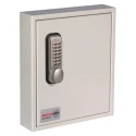 Securikey Grey Steel Wall-Mount Digital Key Cabinet 48 Key Capacity KC048PHZZ2200SL