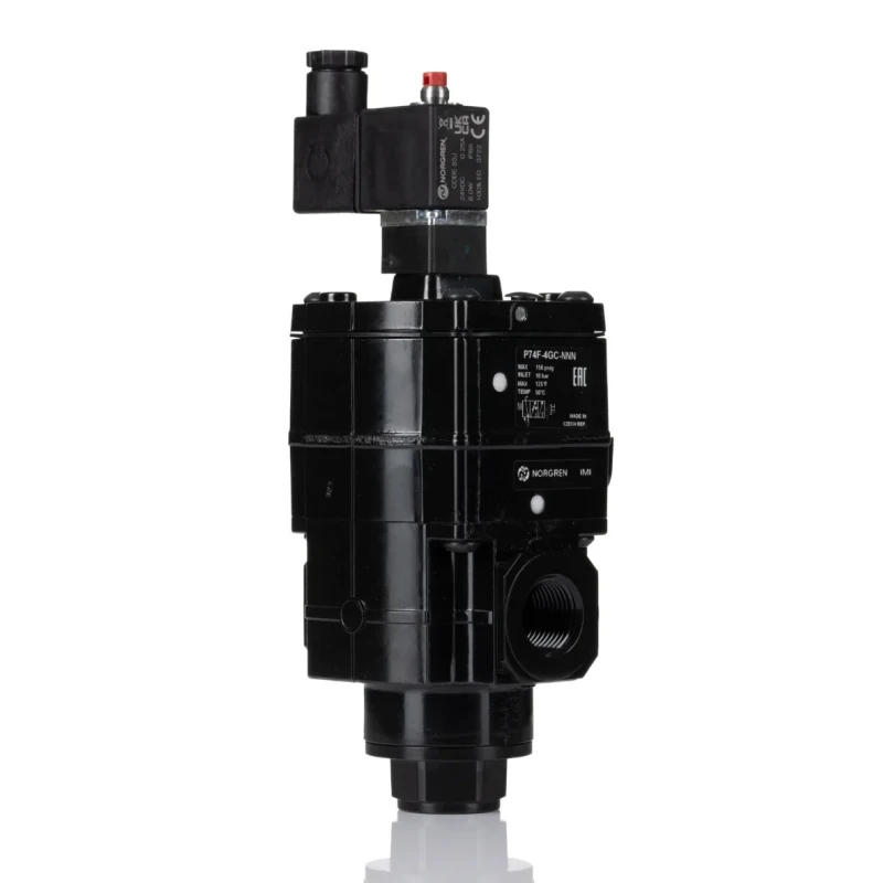 Norgren Pneumatic Solenoid Valve Dump Soft Start Up Pilot/Spring G Series P74F 24V dc P74F-4GC-PFA