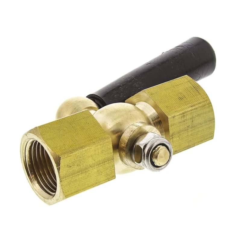 RS PRO Pressure Gauge Cock Brass Body 3/8 in BSP Female Thread Max Pressure 16 bar 352-1998