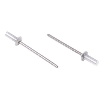 POP Aluminium Blind Rivet 3.2mm Diameter, 9mm Length, Steel Mandrel AD46SB
