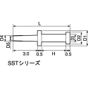 Sunhayato 0.8 mm Gold Terminal Post SST-1-2