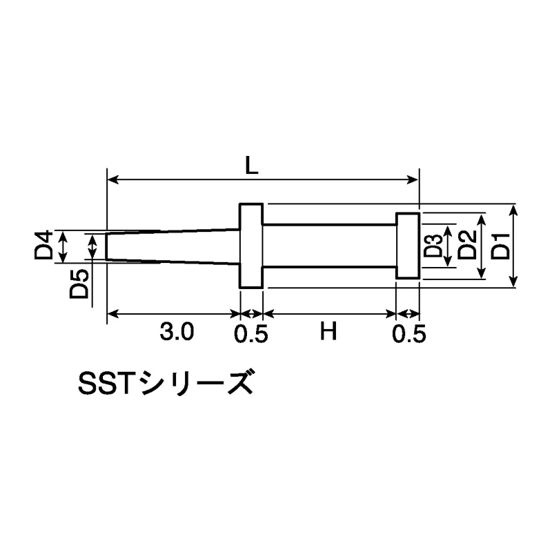 Sunhayato 0.8 mm Gold Terminal Post SST-1-2