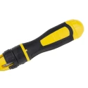 Stanley Ratchet Screwdriver & Bit Set, Phillips, Pozidriv, Slotted, Square Tips, 250mm Length 100630-540 XL
