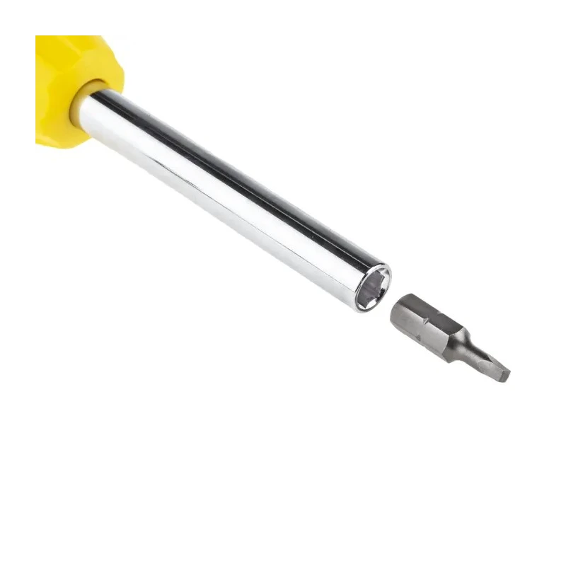 Stanley Ratchet Screwdriver & Bit Set, Phillips, Pozidriv, Slotted, Square Tips, 250mm Length 100630-540 XL