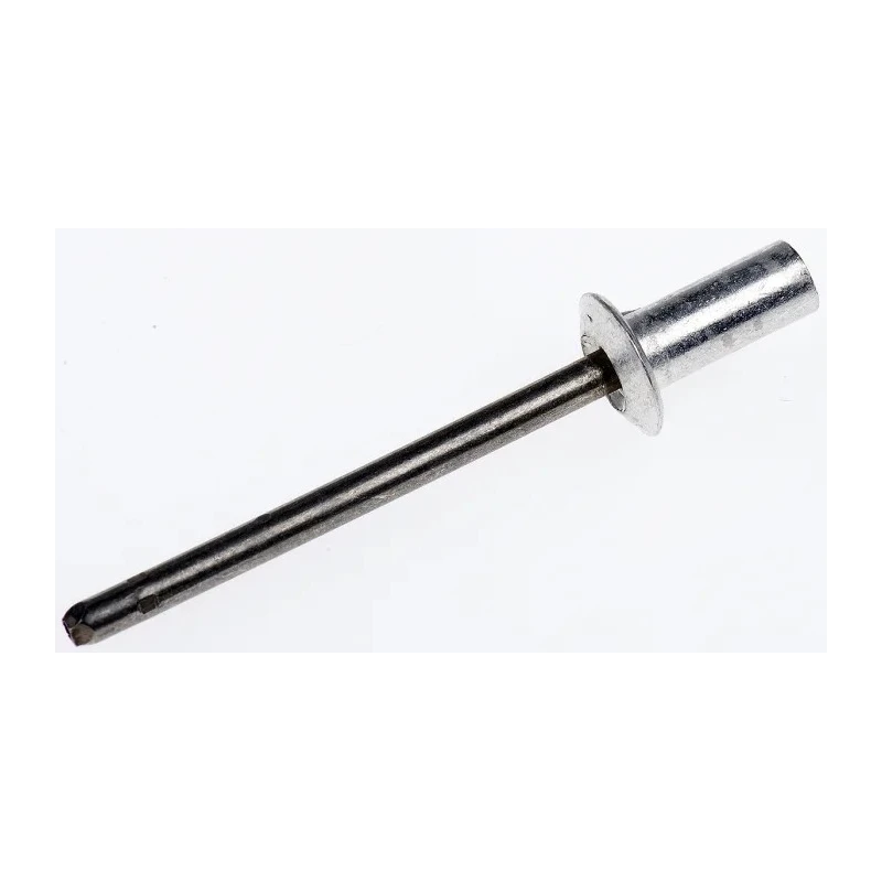 POP Aluminium Blind Rivet 4 mm Dome Head Plain Finish Aluminium Body Steel Mandrel AD56SB