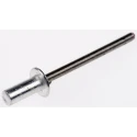 POP Aluminium Blind Rivet 4 mm Dome Head Plain Finish Aluminium Body Steel Mandrel AD56SB