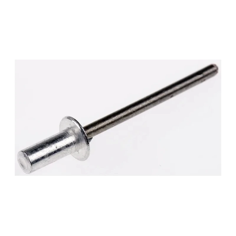POP Aluminium Blind Rivet 4 mm Dome Head Plain Finish Aluminium Body Steel Mandrel AD56SB