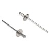 POP Aluminium Blind Rivet 3.2 mm, Dome Head, Large Flange, Aluminium Body, Steel Mandrel TAPD46BSLF9.5