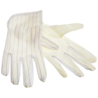 RS PRO Polyethylene Anti-Static Gloves, Size 9, Reusable, Latex Free, PVC Smooth Palm 356-2258