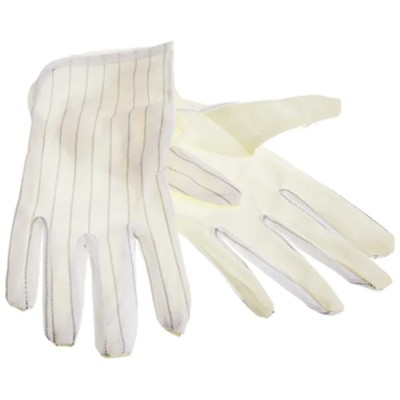 RS PRO Polyethylene Anti-Static Gloves, Size 9, Reusable, Latex Free, PVC Smooth Palm 356-2258