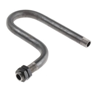 RS PRO Syphon for Use With Pressure Gauge, 3/8 BSP Connection, Mild Steel 352-2020