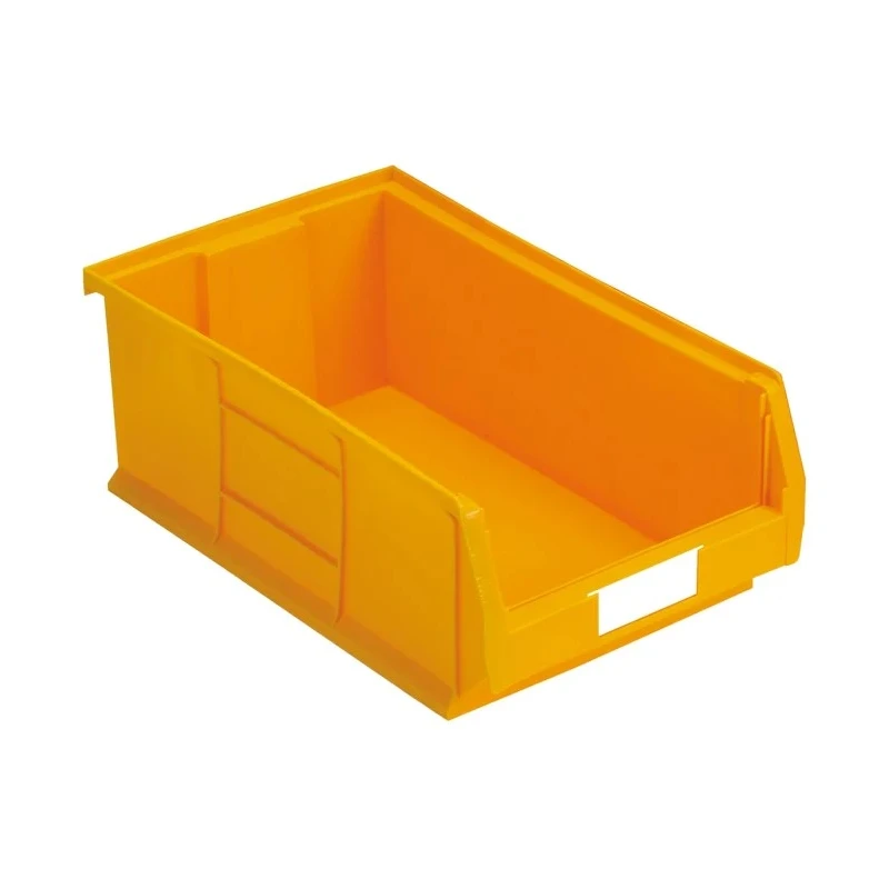 RS PRO Polypropylene Storage Bin, 510 mm x 315 mm x 200 mm, Yellow 350-5867