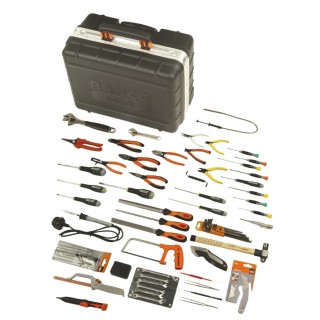 Bahco 66 Piece Electronics Tool Kit with Case 9850