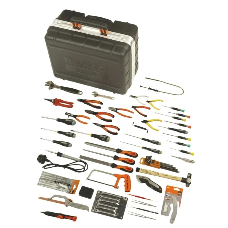 Bahco 66 Piece Electronics Tool Kit with Case 9850