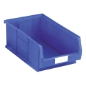 RS PRO Polypropylene Storage Bin, 510 mm x 315 mm x 200 mm, Blue 350-5873