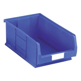 RS PRO Polypropylene Storage Bin, 510 mm x 315 mm x 200 mm, Blue 350-5873