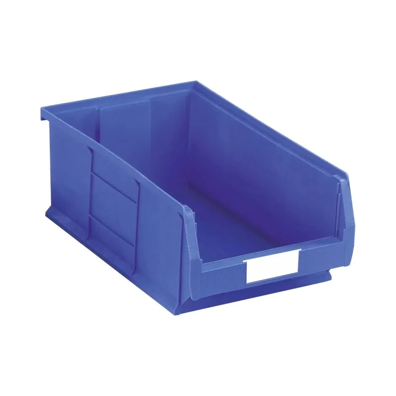 RS PRO Polypropylene Storage Bin, 510 mm x 315 mm x 200 mm, Blue 350-5873