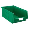 RS PRO Polypropylene Semi-Open Fronted Storage Bin 510 mm x 315 mm x 200 mm Green 350-5895