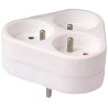 RS PRO 3 Way Adapter Europe Europe, 16A Current, 3680W Power 481-351