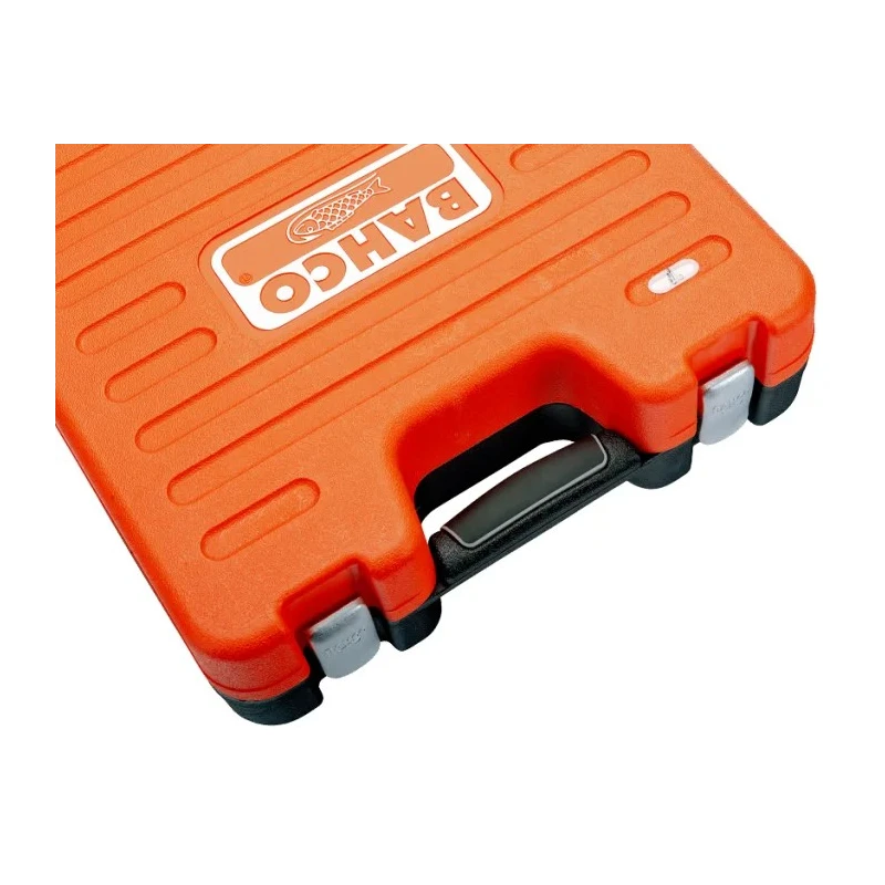 Bahco 94-Piece 1/2 in, 1/4 in Standard Socket Set, Chrome Vanadium Steel, Chrome Finish S87+7