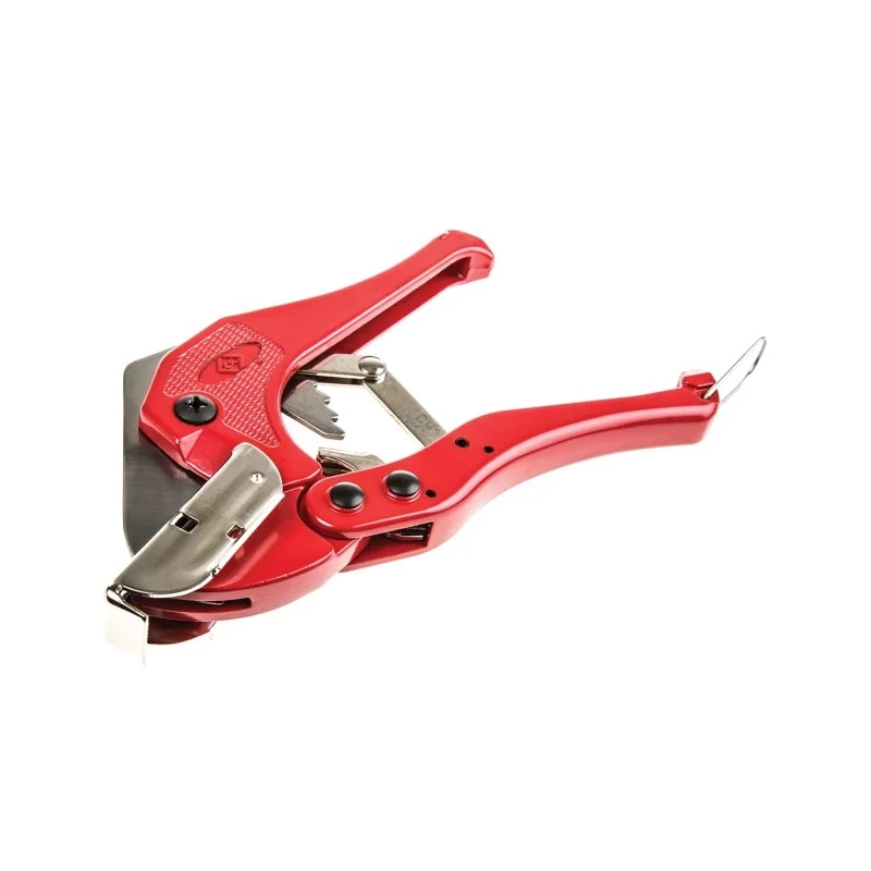 CK Pipe Cutter for Rubber, Polyvinyl Chloride, Wood, Plastic Material Cut, Ratchet Cutter Action 430003
