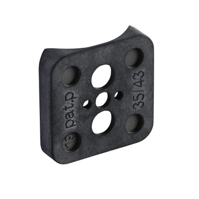 Hirschmann Black Profiled Gasket IP65 for Use with GSAZ Series Appliance Connector MPN 