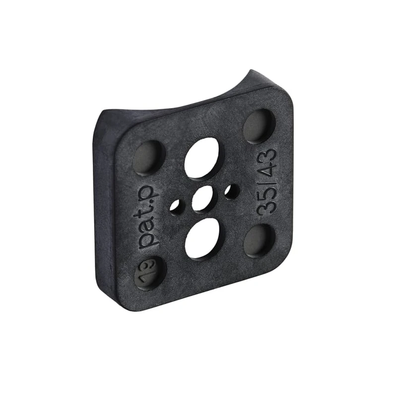 Hirschmann Black Profiled Gasket IP65 for Use with GSAZ Series Appliance Connector MPN 
