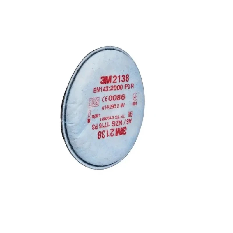 3M Filter Dust for Use with 3M 2000 Series Respirator Bayonet Connection 2 Per Pack 2138