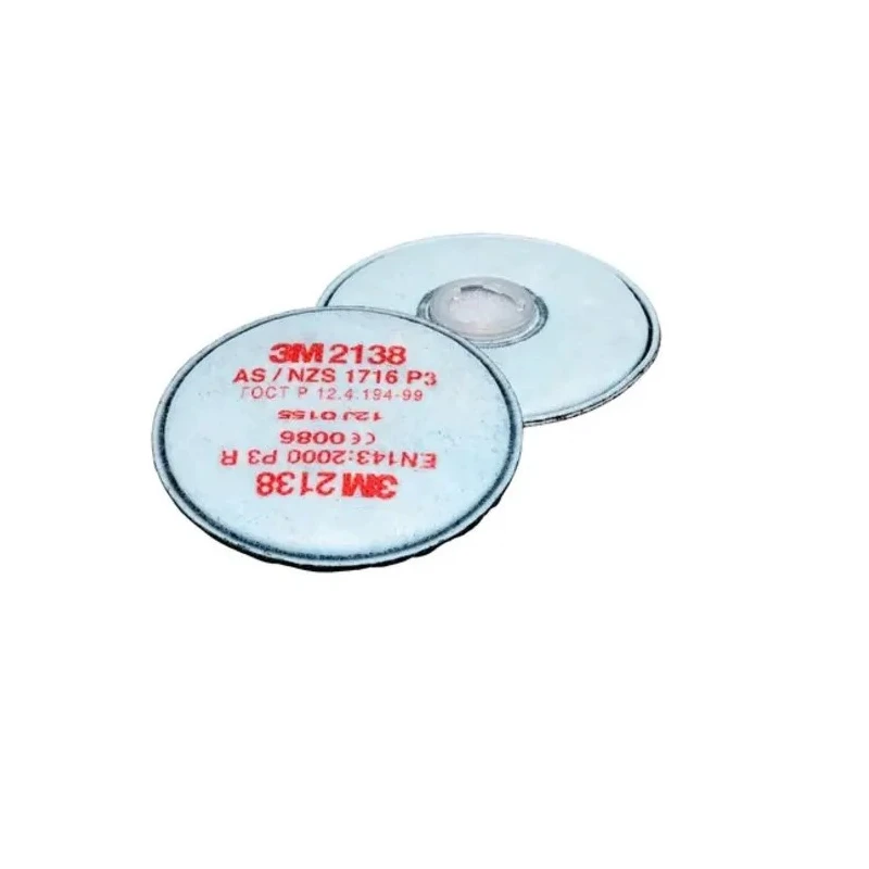 3M Filter Dust for Use with 3M 2000 Series Respirator Bayonet Connection 2 Per Pack 2138