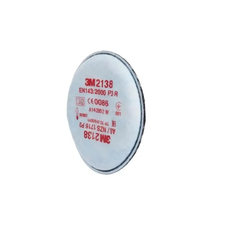 3M Filter Dust for Use with 3M 2000 Series Respirator Bayonet Connection 2 Per Pack 2138