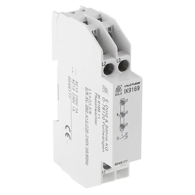 Dold Monitoring Relay, 3 Phase SPDT Contact, DIN Rail Mount, 230V AC, IK9169.11 3AC380-415/220-240V