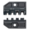 Knipex Crimp Die Set Coaxial Type Crimp Die Insulated 2 Pieces 0.1 to 2.5 mm² Black 97 49 04